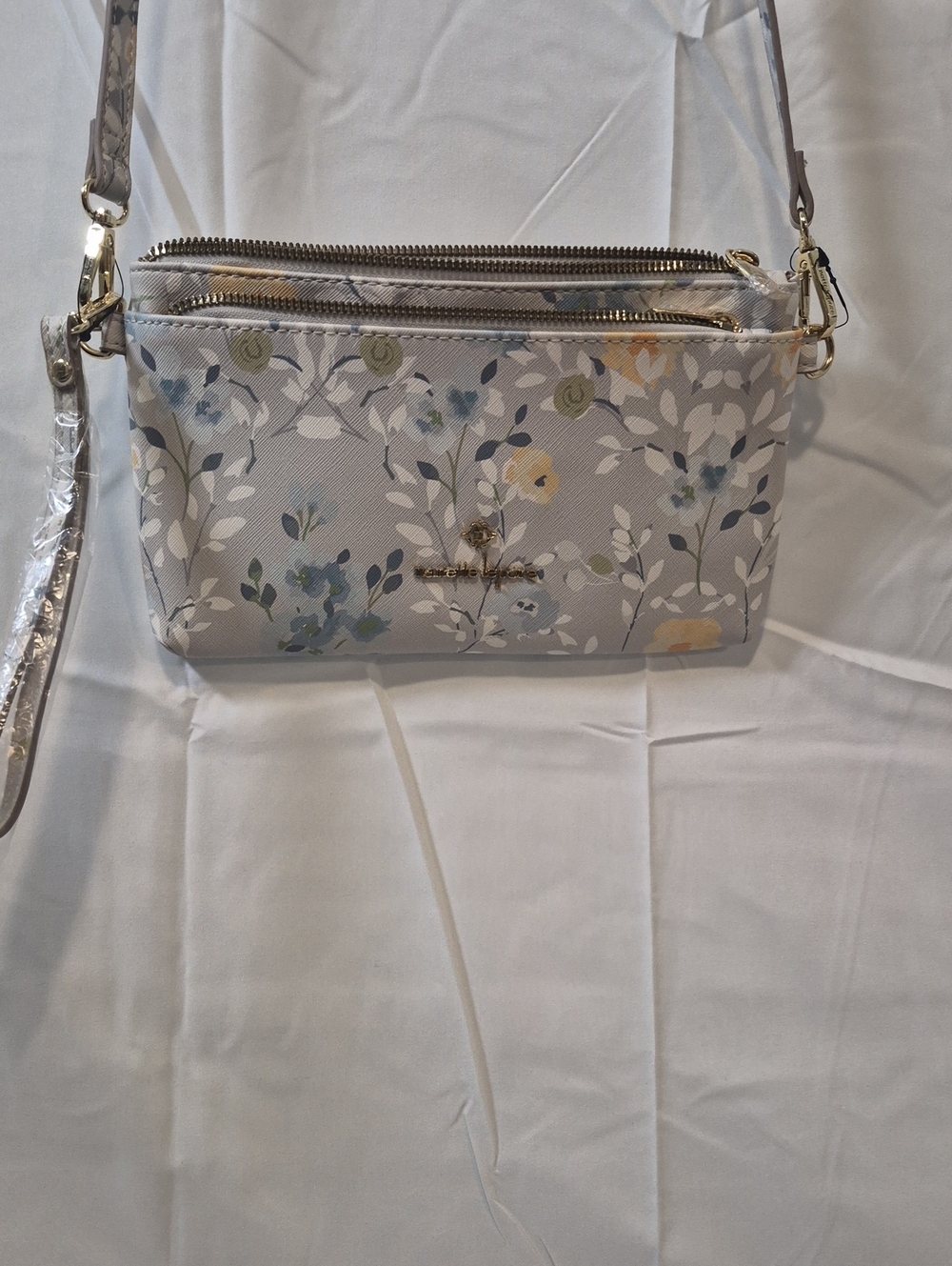 NWOT Nanette Lepore Blue Floral Double Zip Crossbody Bag Wristlet W/ Straps
📝